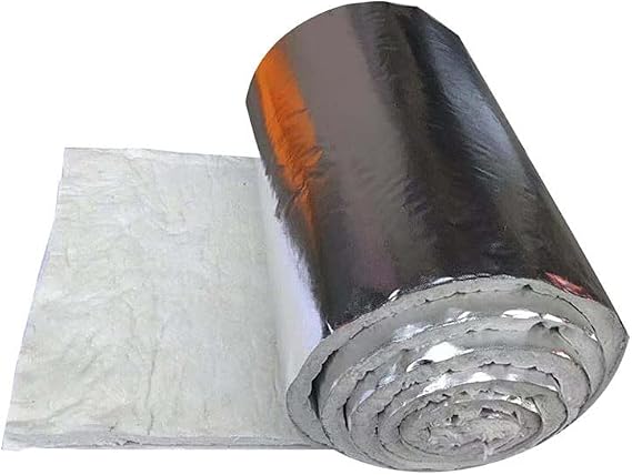 Flame Guard Blanket - Heat Shield, Soldering Mat, Torch Welding - Made from Superwool & Heavy-Duty Foil, Safer Alternative to Ceramic Fiber, Customizable - 2400F-Rated,20MM