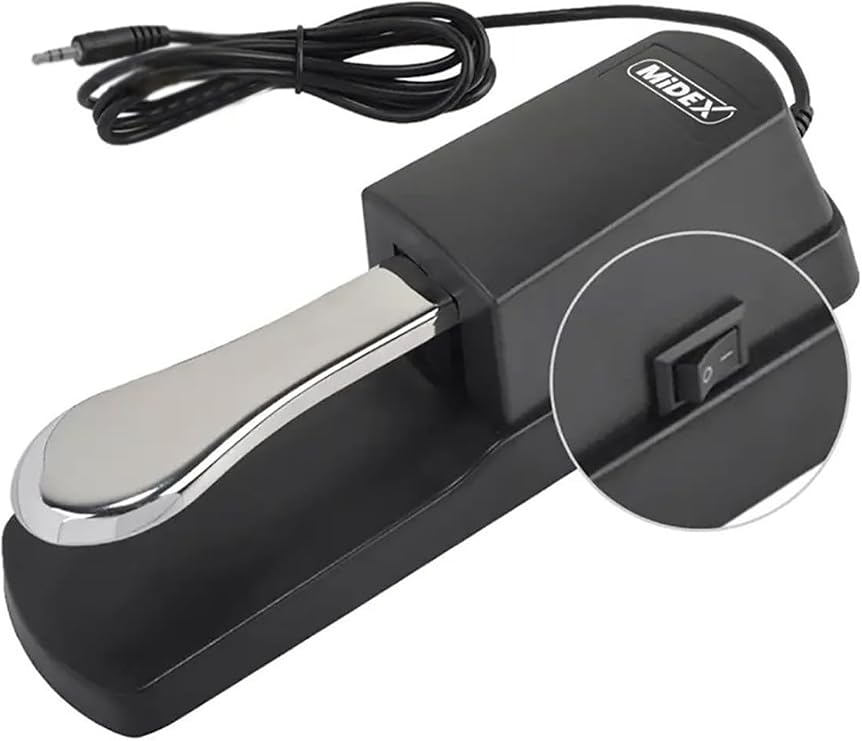 Midex PP-06 Sustain Pedalı (3.5 mm Jack Sustain Girişi Olan Tüm Ürünlerle Uyumlu)