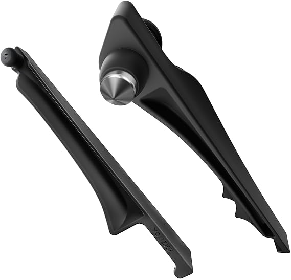 YONZEE 2-in-1 カーシートギャップフィラー 緊急ウィンドウブレーカー付き – プレミアムシリコンシートギャップオーガナイザー アイテムの落下防止 すべての車種に対応 2個パック