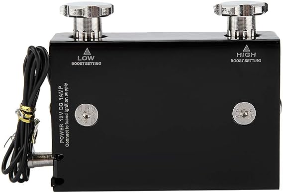 Keenso Electronic Adjustable Dual Stage Turbo Controller, Aluminum Boost Controller with Dual Regulators, High Pressure Adjustable for Turbocharged Vehicles
