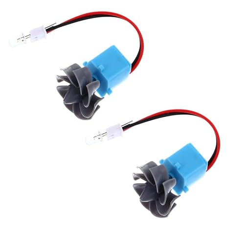 Mini Model Generator, Plastic Wind Turbine Hydroelectric Generator Micro Motor Electricity Dynamo for DIY Teaching Science Projects