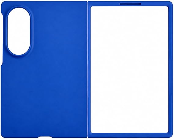 Microcase Samsung Galaxy Z Fold 8 ile Uyumlu Mat Yüzey Sert Plastik Kılıf - AL8848 Lacivert