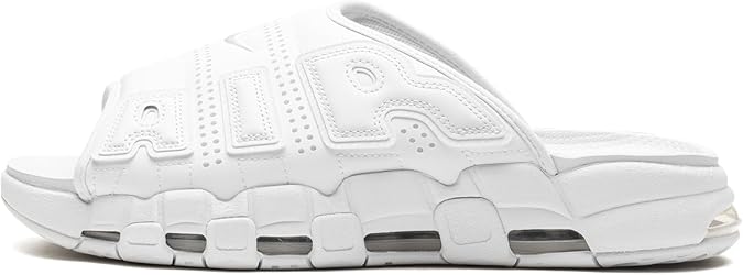 Nike Air More Men's Uptempo Slides (FD9884-101 White/Team White/White)