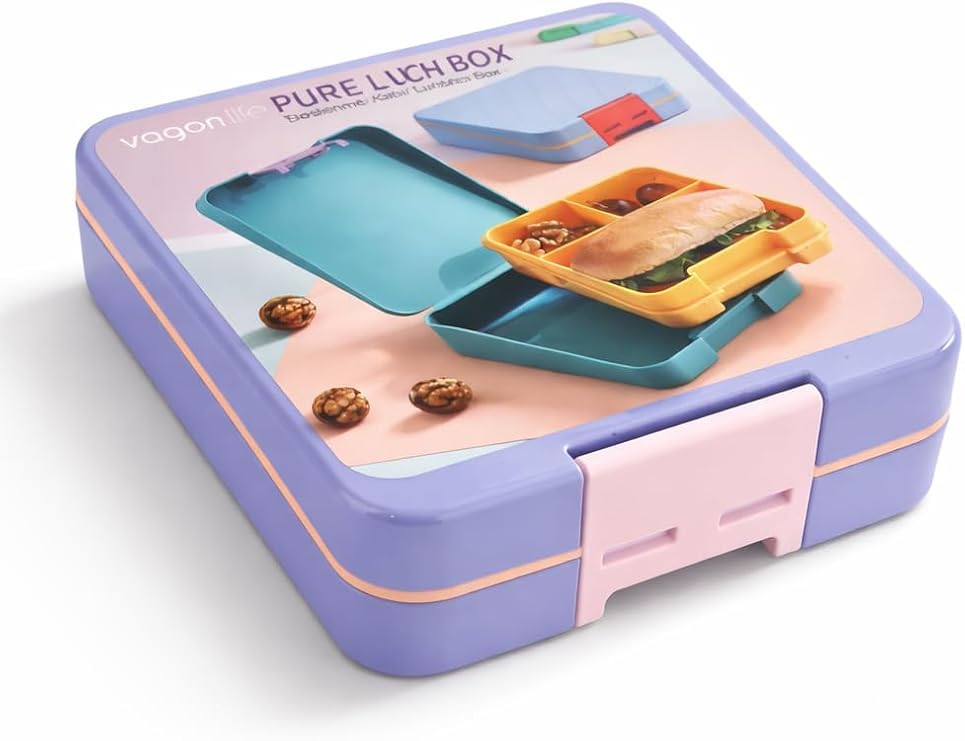 Vagonlife Beslenme Kutusu - Pure Lunch Box - 1 Litre (Lila)
