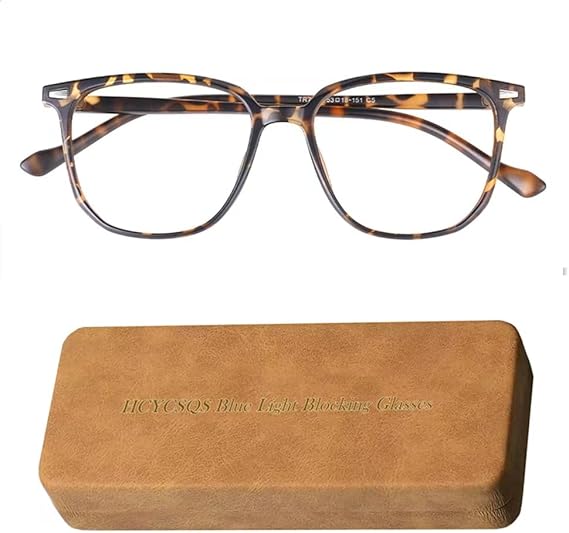 Blue Light Blocking Glasses, Computer Reading/Gaming/TV/Phones Glasses for Women Men, Anti Blue Light Glasses,Non-Prescription Lens Anti Glare anti Headache Eyestrain Eyeglasses
