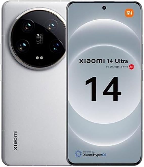 Xiaomi Mi 14 Ultra 5G, 16GB + 512GB, Global Version, Multi-language Japanese Compatible, Google App Compatible, 50 Megapixel Pro-Grade Camera, 90W Hypercharge, 6.73 LTPO AMOLED Dolby Vision Compatible, Flagship Grade White White.
