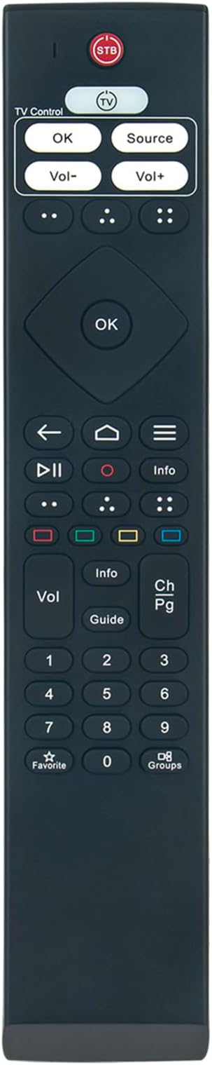 VINABTY GTV-IR1 Replacement Universal Smart Learning TV Remote Control Applicable For Formuler & Dreamlink Z8 / Z Alpha/Z + Neo+ /Android TV Devices