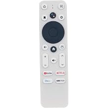 AULCMEET Voice Activated Replacement Remote Control Compatible with ONN 4K Android OLED Smart TV HDMI Streaming Stick 100024646 100026240