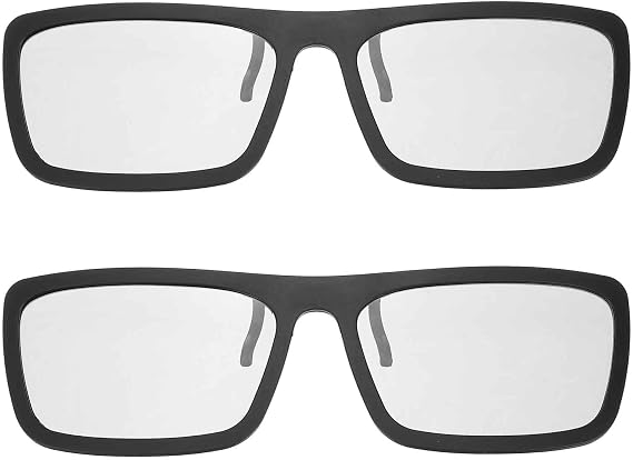 MECCANIXITY 偏光3Dメガネ2個 パッシブ3Dビューインググラスフレーム RealD映画劇場ゲーム テレビフォトプロジェクター用