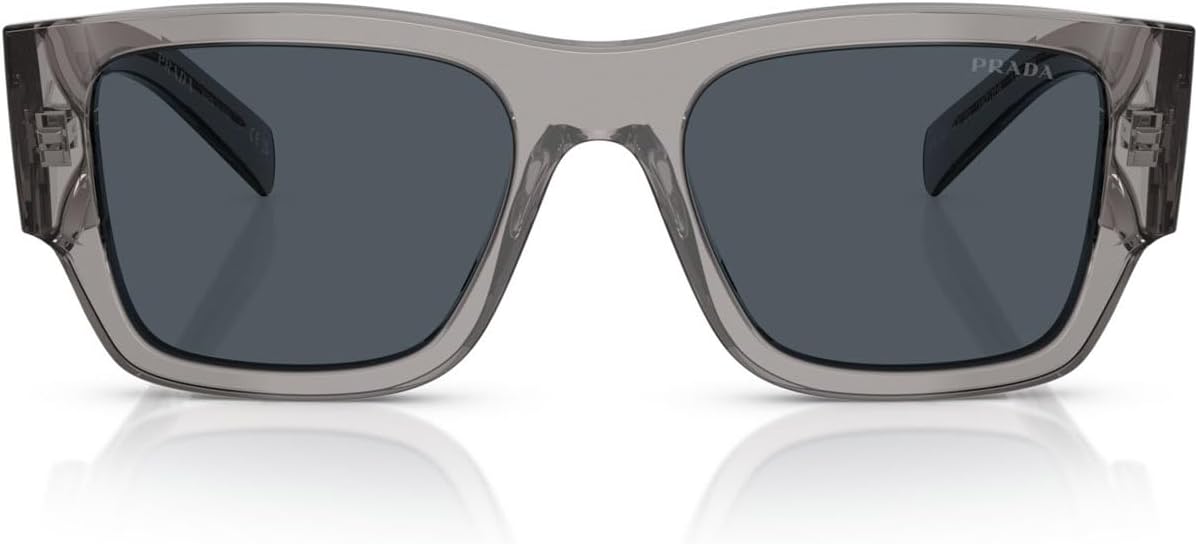 PRADA Men's PR 10ZS Rectangular Sunglasses