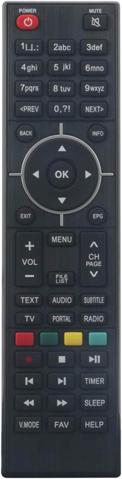 Replacement Remote Control Fit for Zgemma Star 4K SATELLITE RECEIVER HS H2S H2H H4 H5 H7 H7C H9 H52TC H5.2s H9S