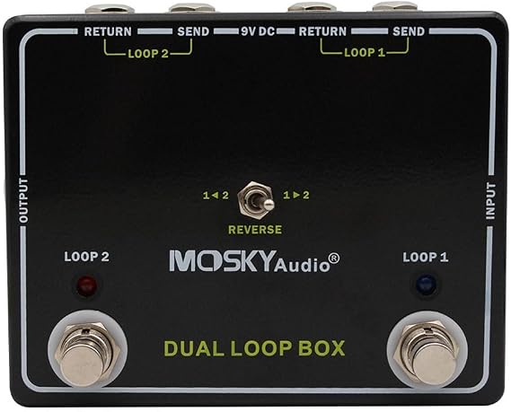 Aluminium Loop Box Pedal for Guitar Bass Amps