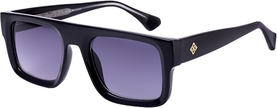 Sunglasses with Reading Function & Blue Light Filter, Square Frame Anti-Glare Sports Glasses