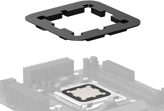 ElecGear CPU Thermal Paste Guard for AMD AM5 Desktop Processors, 2 Packs of LGA1718 Socket Buckle Protective Cover Leakage Blocker for Ryzen 7000, 8000, 9000 and X3D Series