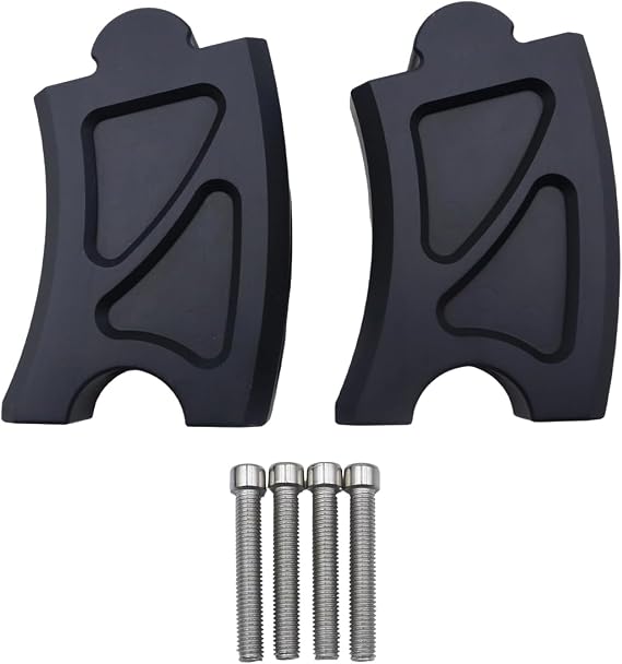 Riven Handlebar Risers CNC Aluminum Replacement for Rebel 300 500 CMX500 CMX300 2017-2022 Black Handlebar Extension Adapters Clamp