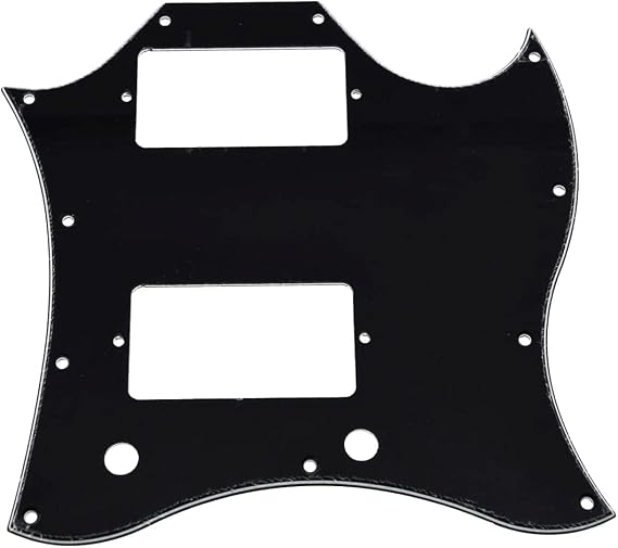 Dopro American Standard SG Guitar Full Face Pickguard for USA SG Special Guitar Black 3 Ply