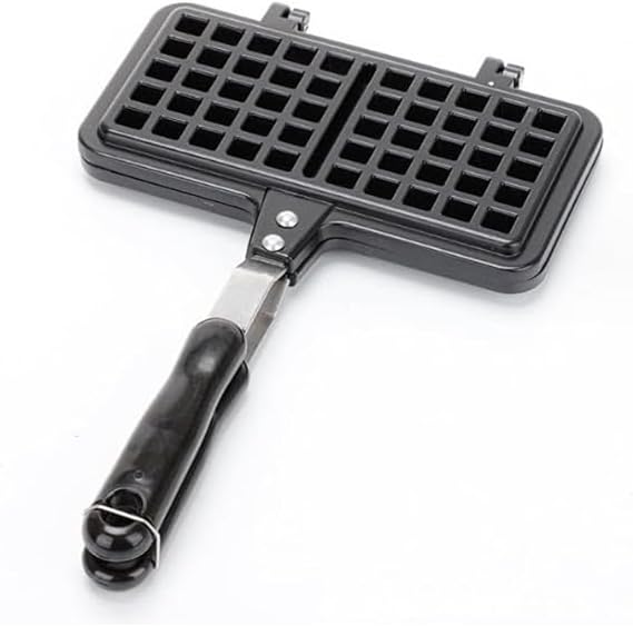 Hot Sand Waffle Maker Waffle Maker Professional Cast Iron Waffle Grill Pan Sandwich Toaster Cake Making Double Headed Rectangular Waffle