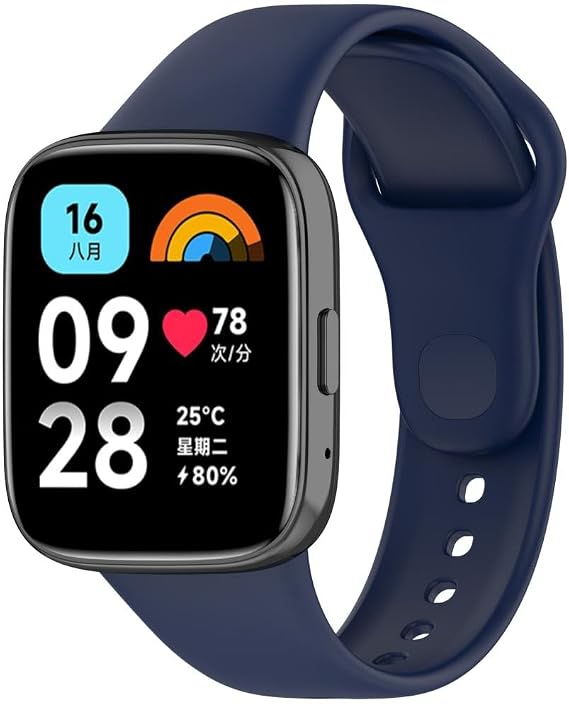 Xiaomi Redmi Watch 3 Active ile uyumlu Soft Tasarım Klasik Yumuşak Silikon