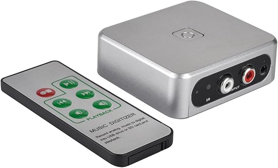 サウンド キャプチャ カード レコーダー アナログ音楽デジタイザー Vcd プレーヤー - カード Usb ディスク Mp3 リモコン付き リモコン付き音楽デジタイザー