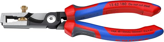 KNIPEX Tools - StriX Yalıtım Sıyırıcıları Kablo Makası ile, Çok Bileşenli (1362180)