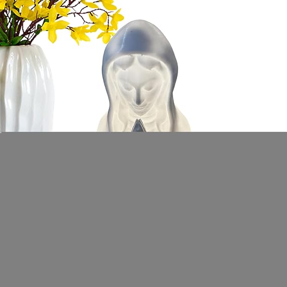 Virgin Mary Night Light,Decorative Table Lamp - Soft Eye Protection Home Decoration for Dorm Prayer Room Reading Corner Nursery Kitchen Hallway
