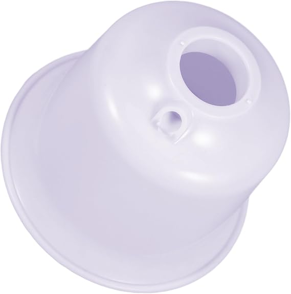 Ceiling Fan Canopy Plastic Dust Cover Small White Bottom Cap Compatible with Multiple Brands for Indoor Ceiling Fans [Energy Class A]