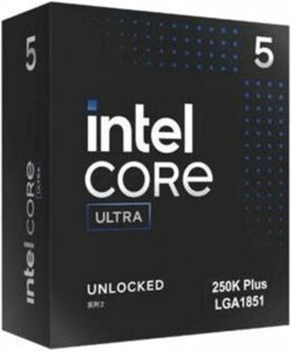 Intel Core Ultra 5 Processor 250K Plus, up to 5.3 GHz, LGA1851 Socket, PCIe 5.0, DDR5 Support, 125W TDP