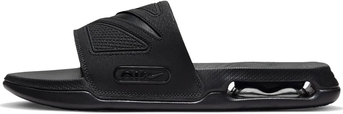 Nike Air Max Shiro DC1460-007 Airmax CIRRO SLIDE Black/Black DC1460-007 Genuine Domestic Product 9.4 inches 24.0 cm, black/black/black