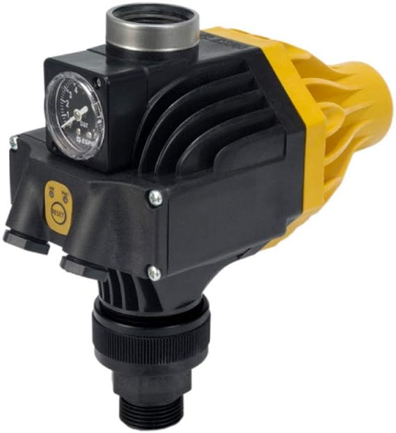 PRESSCONTROL PRESSDRIVE 05 ESPA Stainless Steel for Domestic Pump (Press Control) prescontrol Black,Yellow