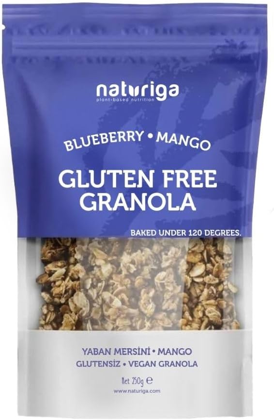 Naturiga Glutensiz Yaban Mersini & Mango Granola 250 gr