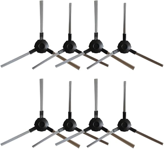 Replacement Side Brush for Taurus For Homeland Gyro RVCA1001B Robot Vacuum, 8-Pack, Plastic + Nylon