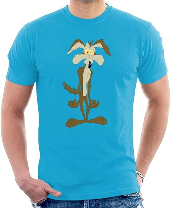 All+Every Looney Tunes Wile E Coyote in Trouble Men's T-Shirt Sapphire
