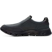Clarks Mens Nature X Step, Black Nubu, 12
