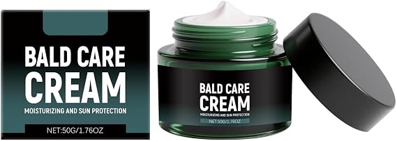 Bald Head Moisturiser For Men, Scalp Hydrating Cream, Moisturizing Nourishing And Scalp Care for Men, for Face, Beard, Body, Scalp, Shower, Care (1)