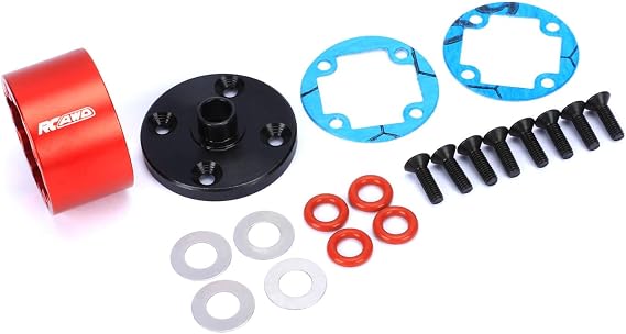 RCAWD 29mm Aluminum Diff Case for Arrma 1/7/1/8 EXB Red