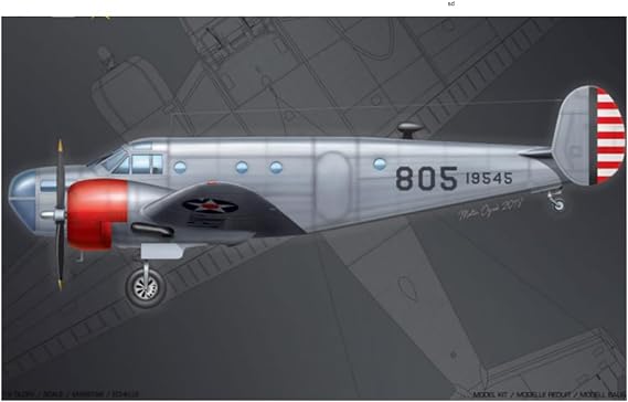 Pm Model Beechcraft At 11 Kansan Plastik Uçak Maket Kiti