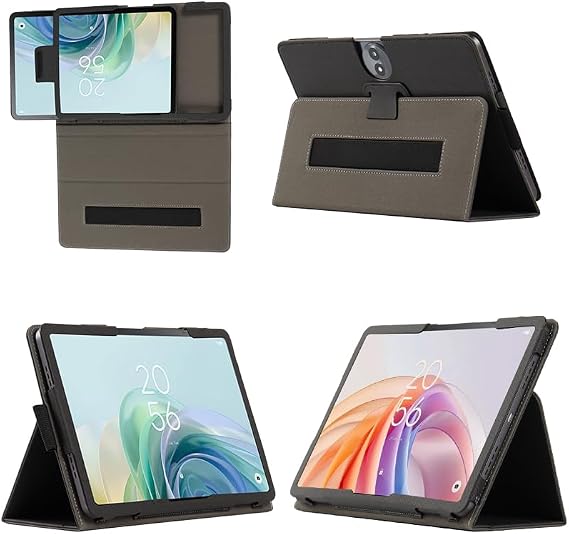 Case Compatible with TCL NxtPaper 11 Plus 11.5" Tablet Folding Protective Cover with Pen Holder and Wrist Strap Full Protection