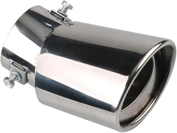 Car Exhaust Tailpipe Stainless Steel Exhaust Trim Tailpipe Silencer