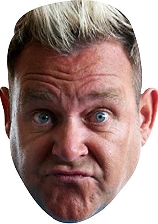 FoxyPrinting Kenneth Benidorm Celebrity Party Celebrity Cardboard Party Face Mask Fancy Dress