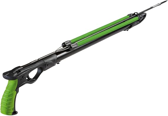 Salvimar WILD PRO Underwater Gun, Small Speargun, 1.1 inch 28 mm Barrel Diameter / 0.26 inch 6.5 mm Diameter with Shaft, 1.2 ft 6 m Line, Spearfishing Fishing, Beginners, Advanced