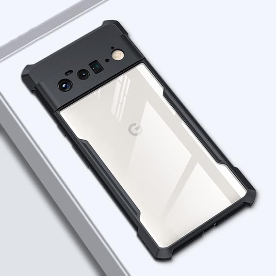 Google Pixel 6a Case, Clear, Lightweight, Thin, Shockproof, Google Pixel6A Smartphone Case, Transparent Back, Pixel 6A Cover, Wireless Charging, US Military MIL Standard, Anti-Yellowing, Full