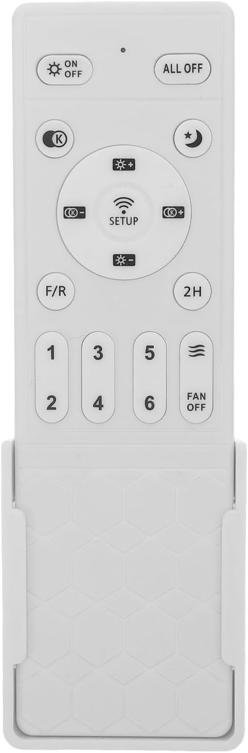 UKCOCO Ceiling Fan Remote Control for E27 Fitting Ceiling/Light - Fan Speed And Light Controller Replacement - Wireless Remote for Home, Party, And Event Lighting Use