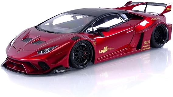 AUTOart 1/18 Liberty Walk LB-Silhouette Works Lamborghini Huracan GT Hyper Red Finished Product