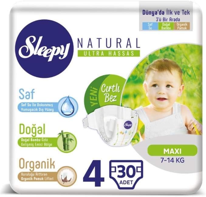 Sleepy Natural Diaper Number 4 Maxi