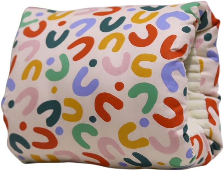 Mom Cushion, High Density Cotton Nursing Pillow, Doubles as Arm Pillow, Protects Baby's Head, Washable Nursery Support Item, Diaper Change Assistance Function, Beige U Letter