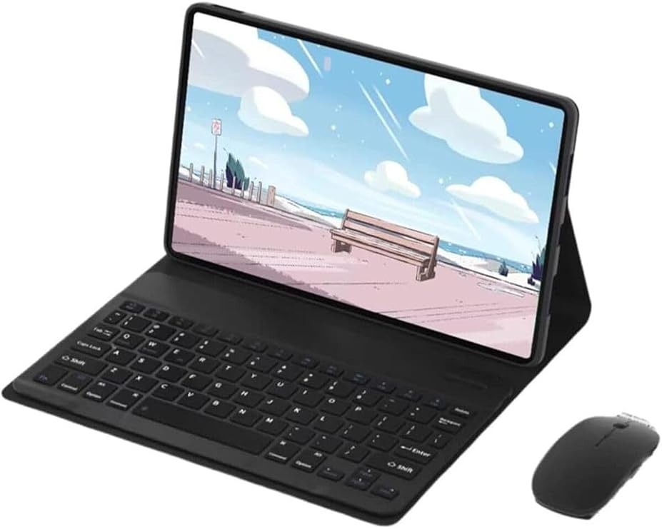 Fogy Galaxy Tab S10 lite S10 Fe/S9 Fe 10,9/11 Inç ile Uyumlu Bluetooth Türkçe Q Klavyeli Kılıfı Mouse