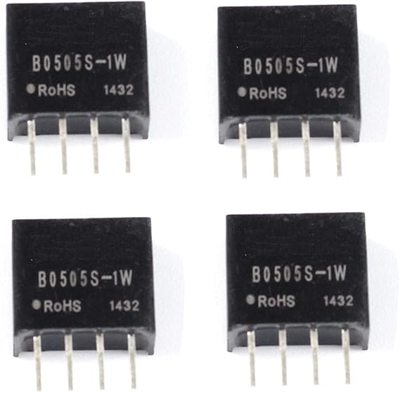 4Pcs B0505S-1W DC-DC Isolated Converter 5V to 5V Power Supply Module 4 Pins Power Module