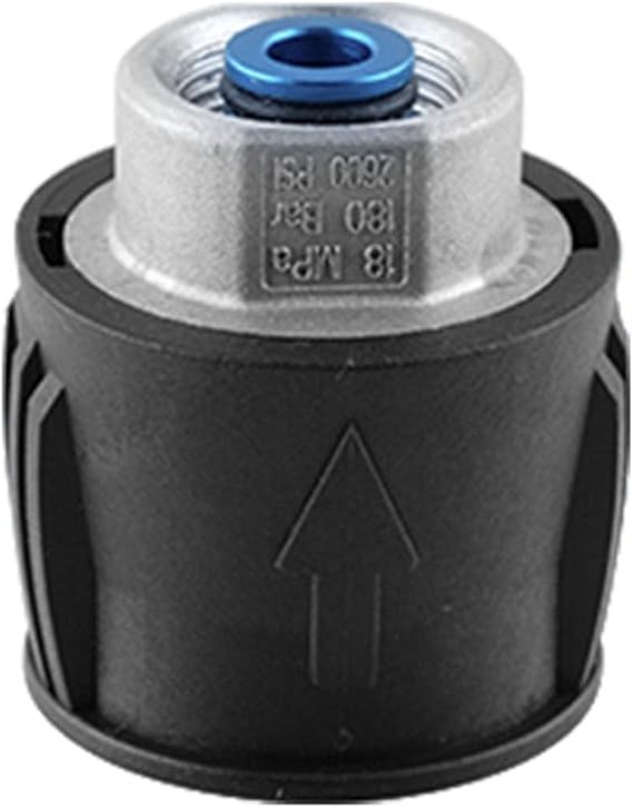 Kebtek Adapter Compatible with Nilfisk/Boash High Pressure Washer Quick Connect Quick-Fitting Pipe Coupling with M22 Thread