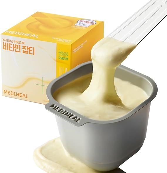 Mediheal Derma Vitamin Modelling Pack, Hydrating Jelly Face Mask, DIY Home Spa Kit