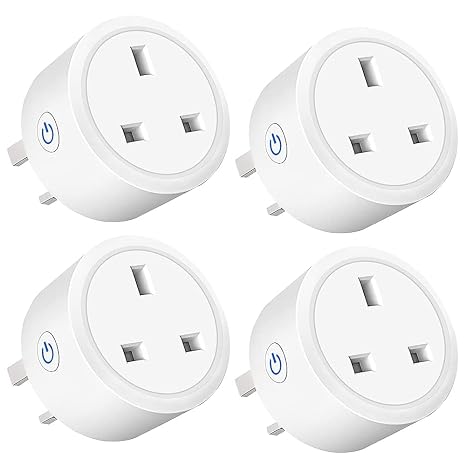 UseeLink Zigbee Smart Plug with Energy Monitoring, Works with Alexa & Google Home, Remote Control via App, Requires Hub, UK Standard Plug – Track Power Consumption, Voice Activated